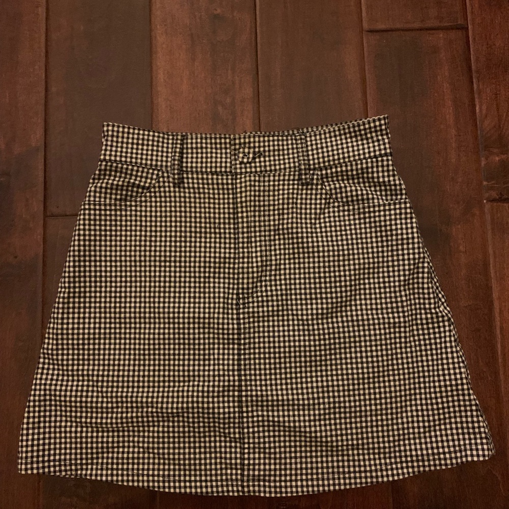 Brandy Melville checkered skirt
